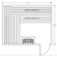 Finnish Sauna Builders 8' x 10' x 7' Pre-Built Indoor Sauna Kit Clear Cedar / Option 2 Finnish Sauna Builders ScreenShot2022-10-04at5.05.17PM.png