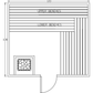 Finnish Sauna Builders 9' x 10' x 7' Pre-Built Indoor Sauna Kit Clear Cedar / Option 4 Finnish Sauna Builders ScreenShot2022-10-05at2.47.05PM.png
