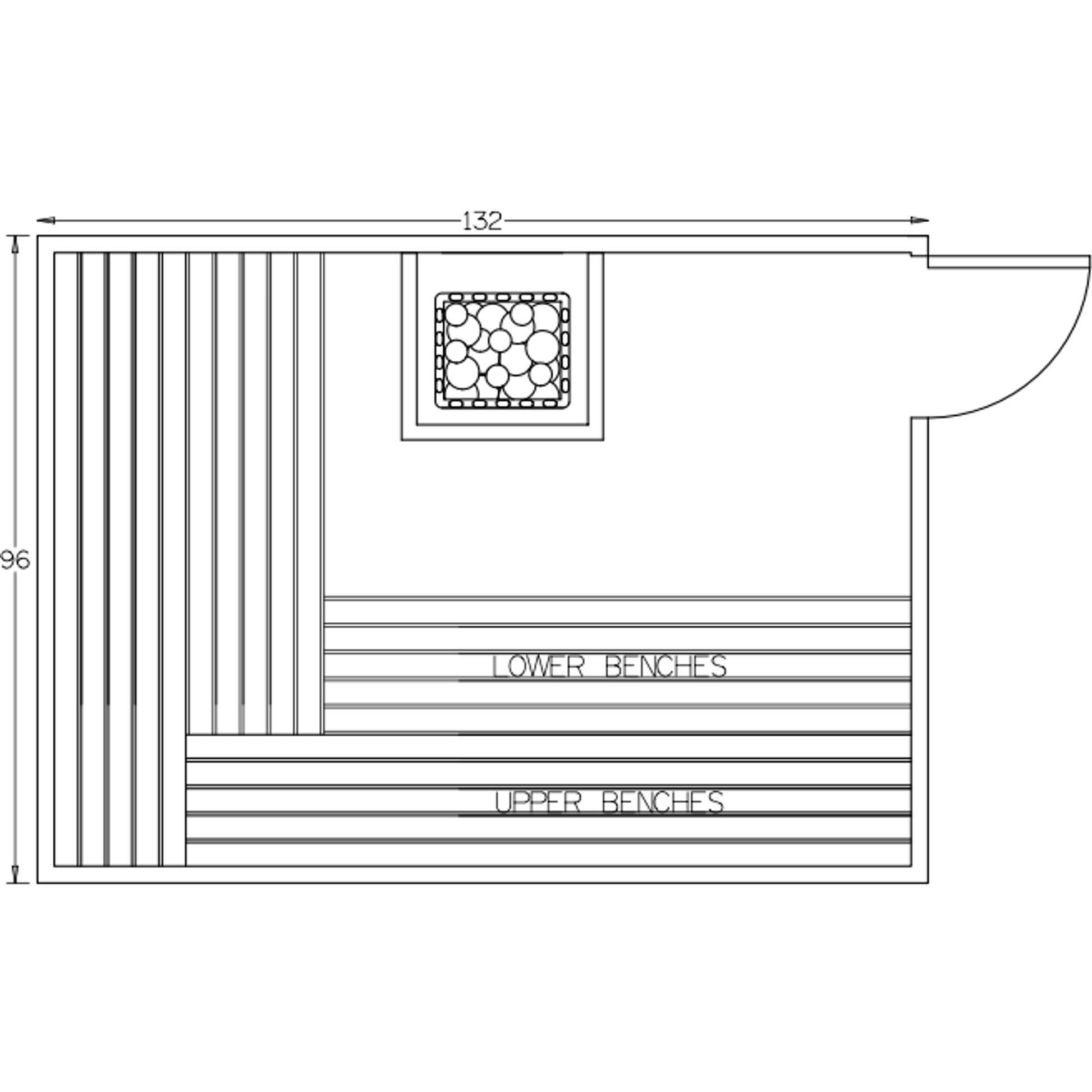 Finnish Sauna Builders 8' x 11' x 7' Pre-Built Indoor Sauna Kit Clear Cedar / Option 1 Finnish Sauna Builders ScreenShot2022-10-05at2.58.26PM.png