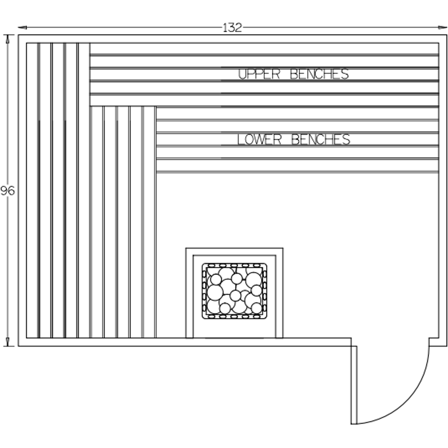 Finnish Sauna Builders 8' x 11' x 7' Pre-Built Indoor Sauna Kit Clear Cedar / Option 7 Finnish Sauna Builders ScreenShot2022-10-05at3.03.44PM.png