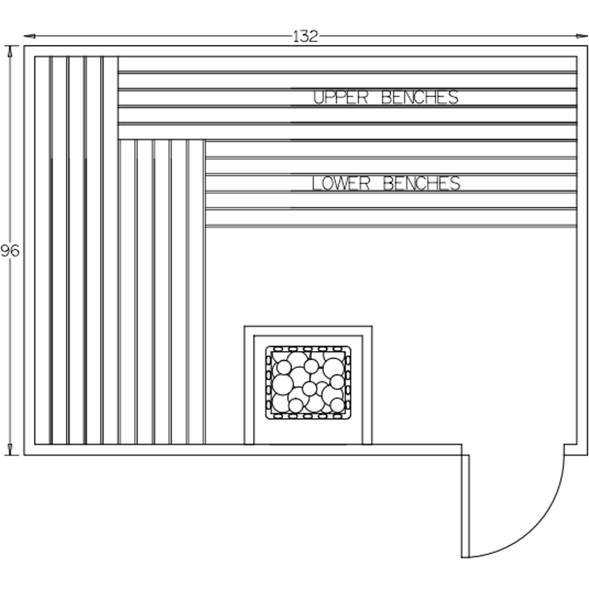 Finnish Sauna Builders 8' x 11' x 7' Pre-Built Indoor Sauna Kit Clear Cedar / Option 7 Finnish Sauna Builders ScreenShot2022-10-05at3.03.44PM.png