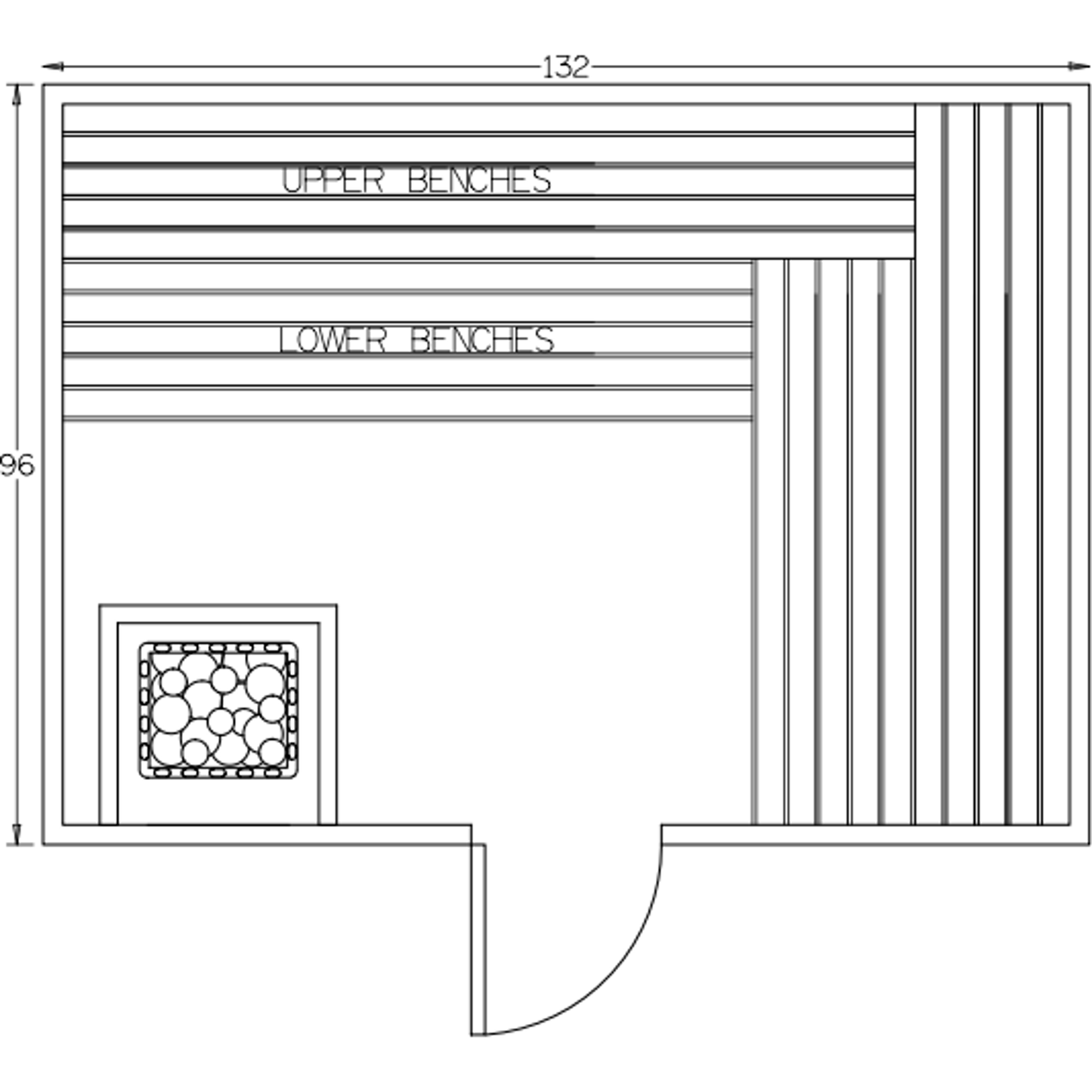 Finnish Sauna Builders 8' x 11' x 7' Pre-Built Indoor Sauna Kit Clear Cedar / Option 9 Finnish Sauna Builders ScreenShot2022-10-05at3.04.09PM.png