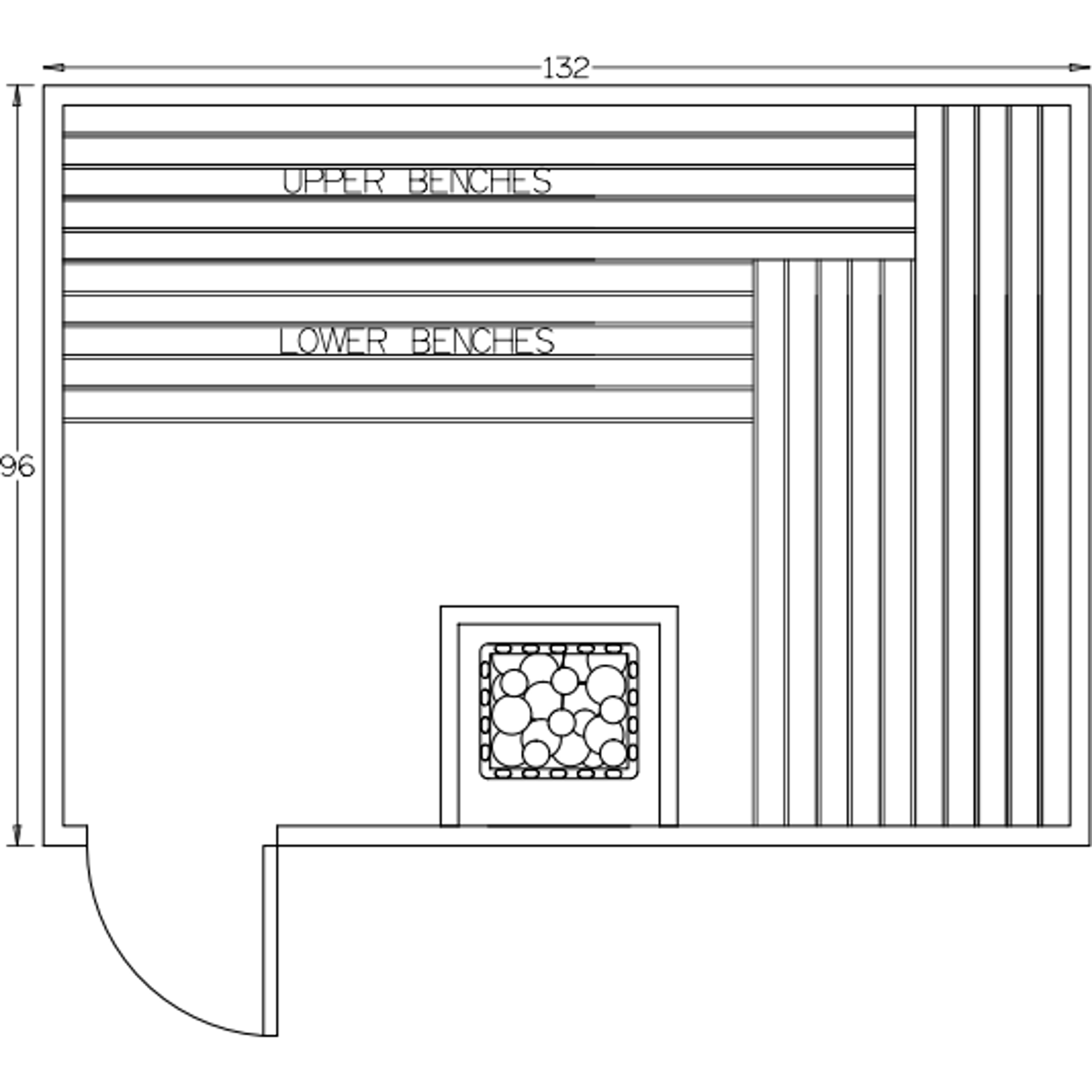 Finnish Sauna Builders 8' x 11' x 7' Pre-Built Indoor Sauna Kit Clear Cedar / Option 10 Finnish Sauna Builders ScreenShot2022-10-05at3.04.30PM.png
