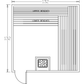 Finnish Sauna Builders 11' x 11' x 7' Pre-Built Indoor Sauna Kit Clear Cedar / Option 5 Finnish Sauna Builders ScreenShot2022-10-05at4.54.52PM.png