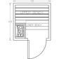 Finnish Sauna Builders 4' x 4' x 7' Pre-Built Outdoor Sauna Kit with Cedar Panelized Roof Option 2 / Without Floor,Option 2 / With Floor Finnish Sauna Builders ScreenShot2022-10-06at4.13.29PM.png