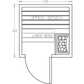 Finnish Sauna Builders 4' x 4' x 7' Pre-Built Outdoor Sauna Kit with Cedar Panelized Roof Option 3 / Without Floor,Option 3 / With Floor Finnish Sauna Builders ScreenShot2022-10-06at4.13.36PM.png