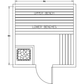 Finnish Sauna Builders 7' x 7' x 7' Pre-Cut Sauna Kit Option 3 / 7 Foot Tall / No Backrest,Option 3 / 7 Foot Tall / Backrest + $300.30,Option 3 / 8 Foot Tall + $397.32 / No Backrest,Option 3 / 8 Foot Tall + $397.32 / Backrest + $300.30 Finnish Sauna Build