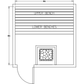 Finnish Sauna Builders 7' x 7' x 7' Pre-Cut Sauna Kit Option 5 / 7 Foot Tall / No Backrest,Option 5 / 7 Foot Tall / Backrest + $300.30,Option 5 / 8 Foot Tall + $397.32 / No Backrest,Option 5 / 8 Foot Tall + $397.32 / Backrest + $300.30 Finnish Sauna Build