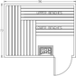 Finnish Sauna Builders 6' x 8' x 7' Pre-Built Outdoor Sauna Kit with A-Frame Cedar Shake Roof Option 2 / Without Floor,Option 2 / With Floor Finnish Sauna Builders ScreenShot2022-10-11at2.30.07PM.png