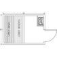 Finnish Sauna Builders 5' x 7' x 7' Pre-Built Outdoor Sauna Kit with A-Frame Cedar Shake Roof