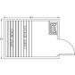 Finnish Sauna Builders 5' x 7' x 7' Pre-Built Outdoor Sauna Kit with A-Frame Cedar Shake Roof