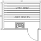 Finnish Sauna Builders 5' x 7' x 7' Pre-Built Outdoor Sauna Kit with A-Frame Cedar Shake Roof