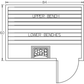 Finnish Sauna Builders 5' x 7' x 7' Pre-Built Outdoor Sauna Kit with Cedar Panelized Roof