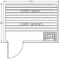 Finnish Sauna Builders 5' x 7' x 7' Pre-Built Outdoor Sauna Kit with Cedar Panelized Roof