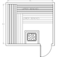 Finnish Sauna Builders 7' x 8' x 7' Pre-Cut Sauna Kit Option 2 / 7 Foot Tall / No Backrest,Option 2 / 7 Foot Tall / Backrest + $343.20,Option 2 / 8 Foot Tall + $425.70 / No Backrest,Option 2 / 8 Foot Tall + $425.70 / Backrest + $343.20 Finnish Sauna Build
