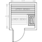Finnish Sauna Builders 4' x 4' x 7' Pre-Cut Sauna Kit Option 4 / 7 Foot Tall / No Backrest,Option 4 / 7 Foot Tall / Backrest + $171.60,Option 4 / 8 Foot Tall + $227.04 / No Backrest,Option 4 / 8 Foot Tall + $227.04 / Backrest + $171.60 Finnish Sauna Build