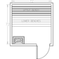 Finnish Sauna Builders 6' x 6' x 7' Pre-Cut Sauna Kit Option 2 / 7 Foot Tall / No Backrest,Option 2 / 7 Foot Tall / Backrest - $257.40,Option 2 / 8 Foot Tall - $340.56 / No Backrest,Option 2 / 8 Foot Tall - $340.56 / Backrest - $257.40,Option 3 / 8 Foot T