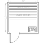 Finnish Sauna Builders 6' x 6' x 7' Pre-Cut Sauna Kit Option 6 / 7 Foot Tall / No Backrest,Option 6 / 7 Foot Tall / Backrest - $257.40,Option 6 / 8 Foot Tall - $340.56 / No Backrest,Option 6 / 8 Foot Tall - $340.56 / Backrest - $257.40 Finnish Sauna Build