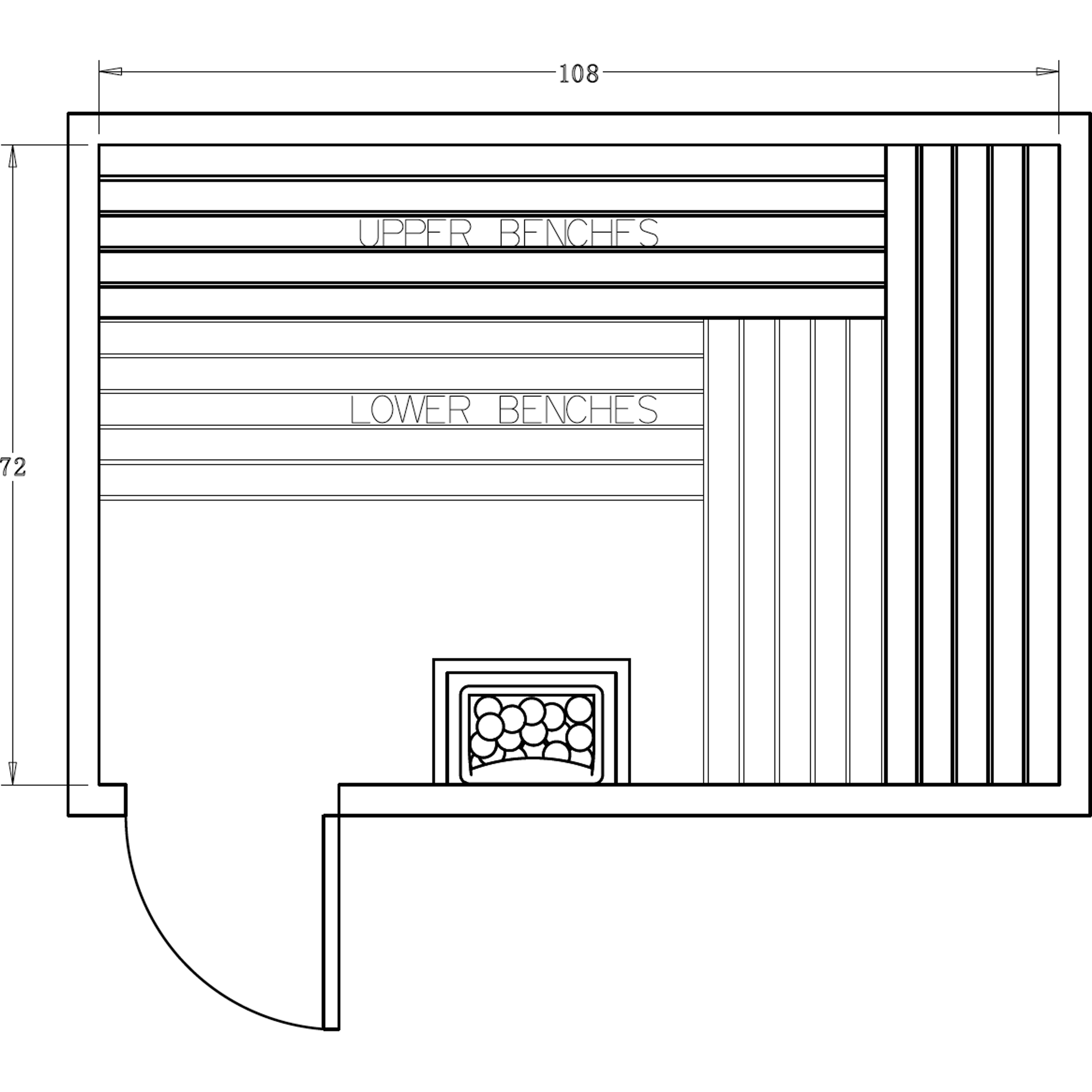 Finnish Sauna Builders 6' x 9' x 7' Pre-Cut Sauna Kit Option 5 / 7 Foot Tall / No Backrest,Option 5 / 7 Foot Tall / Backrest - $386.10,Option 5 / 8 Foot Tall + $425.70 / No Backrest,Option 5 / 8 Foot Tall + $425.70 / Backrest - $386.10 Finnish Sauna Build