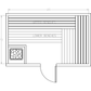 Finnish Sauna Builders 6' x 10' x 7' Pre-Cut Sauna Kit Option 3 / 7 Foot Tall / No Backrest,Option 3 / 7 Foot Tall / Backrest - $429.00,Option 3 / 8 Foot Tall + $454.08 / No Backrest,Option 3 / 8 Foot Tall + $454.08 / Backrest - $429.00 Finnish Sauna Buil