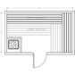 Finnish Sauna Builders 6' x 10' x 7' Pre-Cut Sauna Kit Option 4 / 7 Foot Tall / No Backrest,Option 4 / 7 Foot Tall / Backrest - $429.00,Option 4 / 8 Foot Tall + $454.08 / No Backrest,Option 4 / 8 Foot Tall + $454.08 / Backrest - $429.00 Finnish Sauna Buil