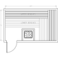 Finnish Sauna Builders 6' x 10' x 7' Pre-Cut Sauna Kit Option 5 / 7 Foot Tall / No Backrest,Option 5 / 7 Foot Tall / Backrest - $429.00,Option 5 / 8 Foot Tall + $454.08 / No Backrest,Option 5 / 8 Foot Tall + $454.08 / Backrest - $429.00 Finnish Sauna Buil
