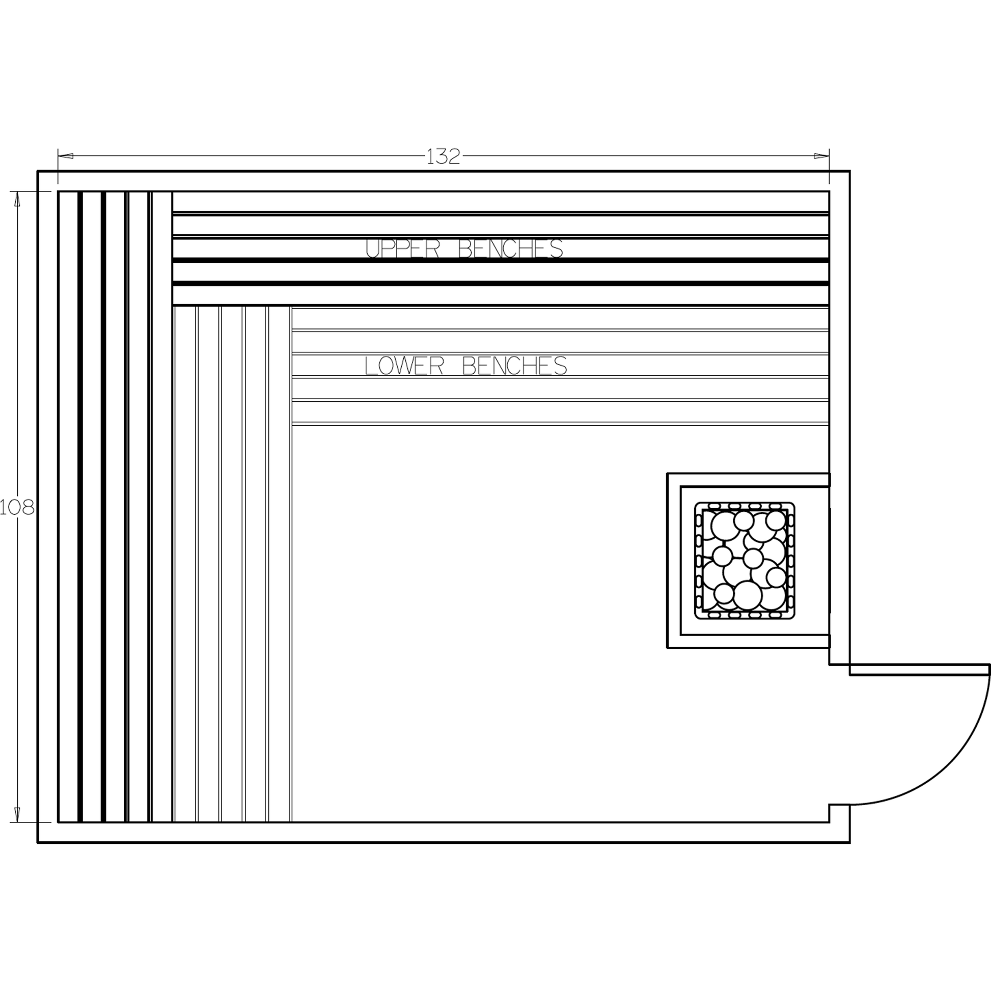 Finnish Sauna Builders 9' x 11' x 7' Pre-Cut Sauna Kit Option 5 / 7 Foot Tall / No Backrest Finnish Sauna Builders Screenshot2022-09-28at2.29.36PM.png