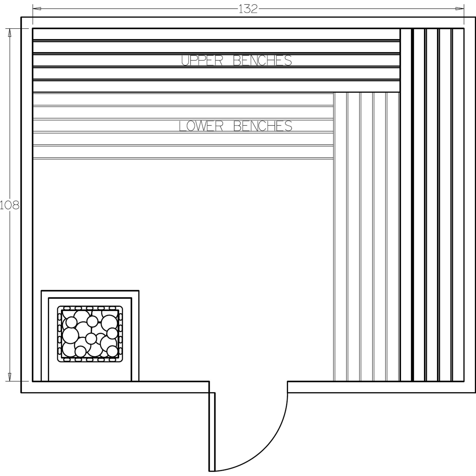 Finnish Sauna Builders 9' x 11' x 7' Pre-Cut Sauna Kit Option 10 / 7 Foot Tall / No Backrest Finnish Sauna Builders Screenshot2022-09-28at2.30.33PM.png