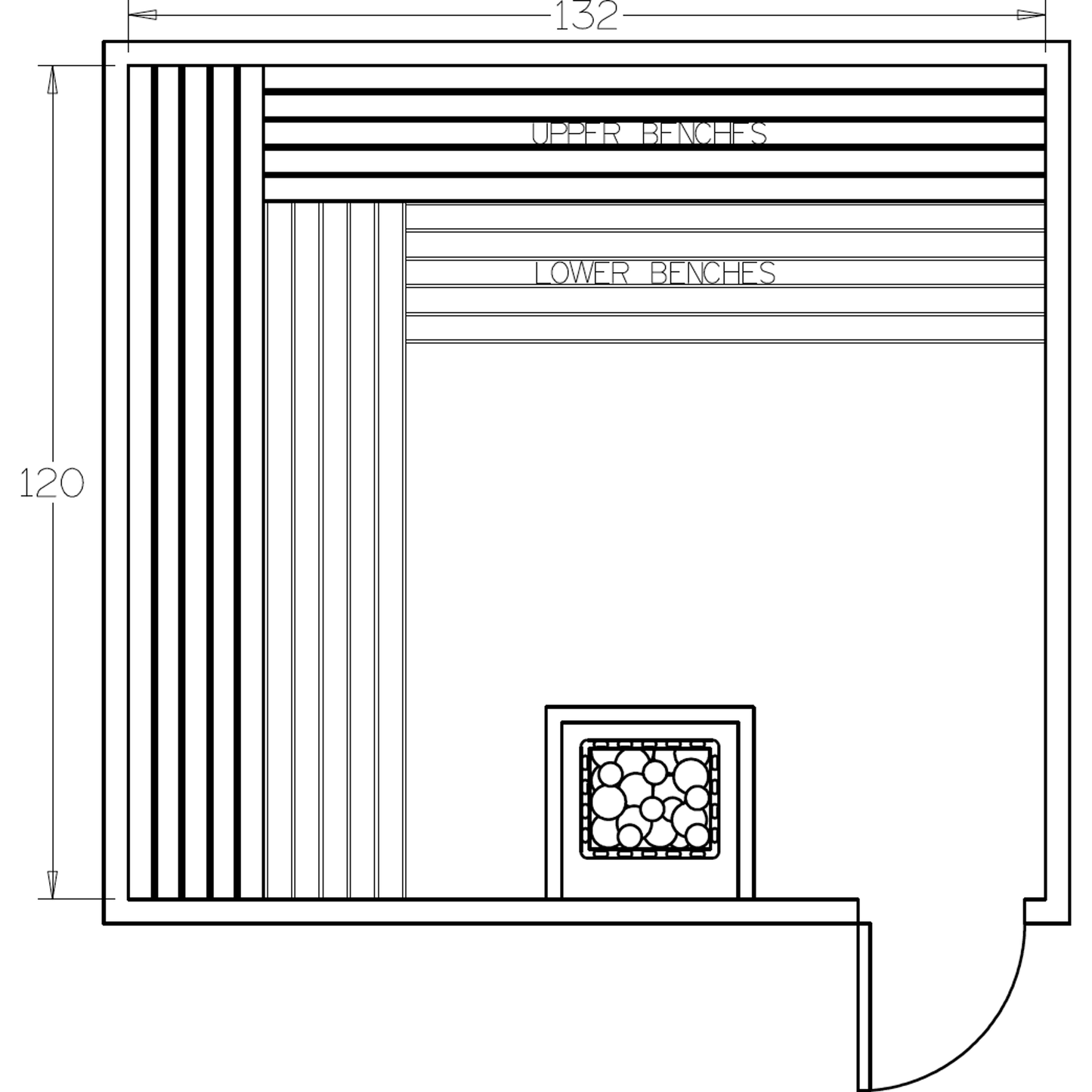 Finnish Sauna Builders 10' x 11' x 7' Pre-Cut Sauna Kit Option 2 / 7 Foot Tall / No Backrest,Option 2 / 7 Foot Tall / Backrest + $471.90,Option 2 / 8 Foot Tall + $595.98 / No Backrest,Option 2 / 8 Foot Tall + $595.98 / Backrest + $471.90 Finnish Sauna Bui