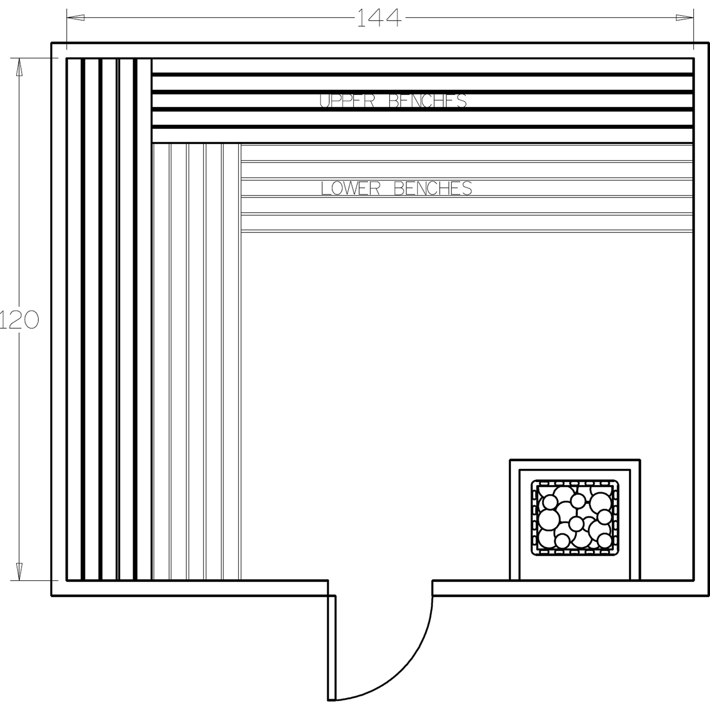 Finnish Sauna Builders 10' x 12' x 7' Pre-Cut Sauna Kit Option 3 / 7 Foot Tall / No Backrest,Option 3 / 7 Foot Tall / Backrest + $514.80,Option 3 / 8 Foot Tall + $624.36 / No Backrest,Option 3 / 8 Foot Tall + $624.36 / Backrest + $514.80 Finnish Sauna Bui