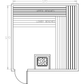 Finnish Sauna Builders 10' x 10' x 7' Pre-Cut Sauna Kit Option 5 / 7 Foot Tall / No Backrest,Option 5 / 7 Foot Tall / Backrest + $429.00,Option 5 / 8 Foot Tall + $567.60 / No Backrest,Option 5 / 8 Foot Tall + $567.60 / Backrest + $429.00 Finnish Sauna Bui