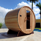 Scandia Electric Barrel Sauna Kit 6 W x 4 D x 6 H / Wood,6 W x 4 D x 6 H / Glass,6 W x 5 D x 6 H / Wood,6 W x 5 D x 6 H / Glass,6 W x 6 D x 6 H / Wood,6 W x 6 D x 6 H / Glass,6 W x 7 D x 6 H / Wood,6 W x 7 D x 6 H / Glass,6 W x 8 D x 6 H / Wood,6 W x 8 D 
