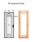 Scandia Cedar Sauna Door - 24" X 80" 24 Inches x 80 Inches / Right,24 Inches x 80 Inches / Left Scandia Screenshot2024-01-14at6.56.11AM.png