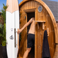 Takoa Half Moon Classic Barrel Sauna — Harvia Collection - photo 7