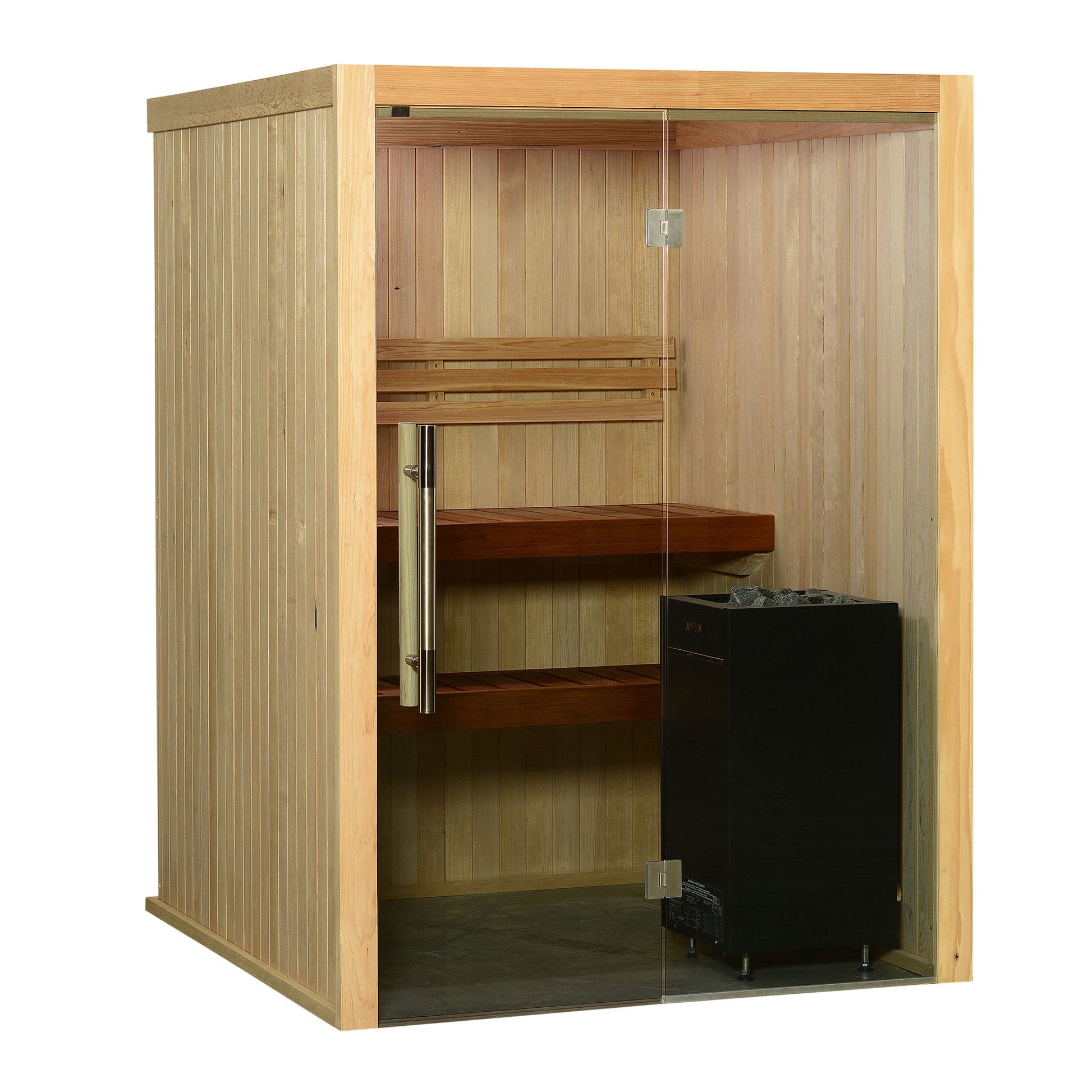 Almost Heaven Serena 3 Person Indoor Sauna Rustic Cedar,Fir Almost Heaven Sauna Serena_Vision3PBrownA.jpg