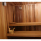 Finnish Sauna Builders 6' x 8' x 7' Pre-Built Outdoor Sauna Kit with A-Frame Cedar Shake Roof