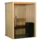 Almost Heaven Spectacle 2 Person Indoor Sauna Rustic Cedar,Fir Almost Heaven Sauna Spectacle_Vision2PBrownA.jpg