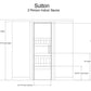 Almost Heaven Sutton Indoor Sauna Element Series - Nordic Spruce (2-Person) Almost Heaven Sauna SuttonFrontView.webp