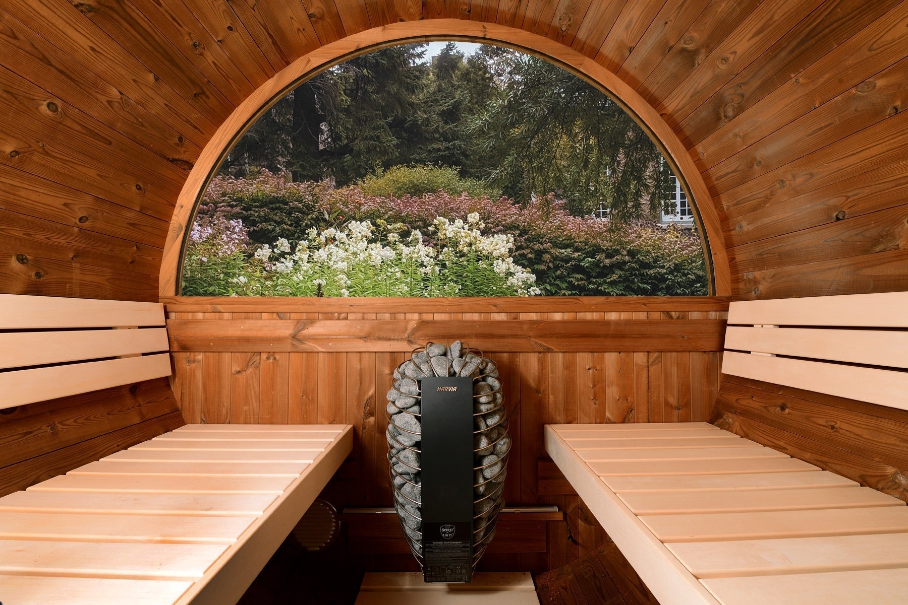 Takoa Half Moon Classic Barrel Sauna — Harvia Collection - photo 4