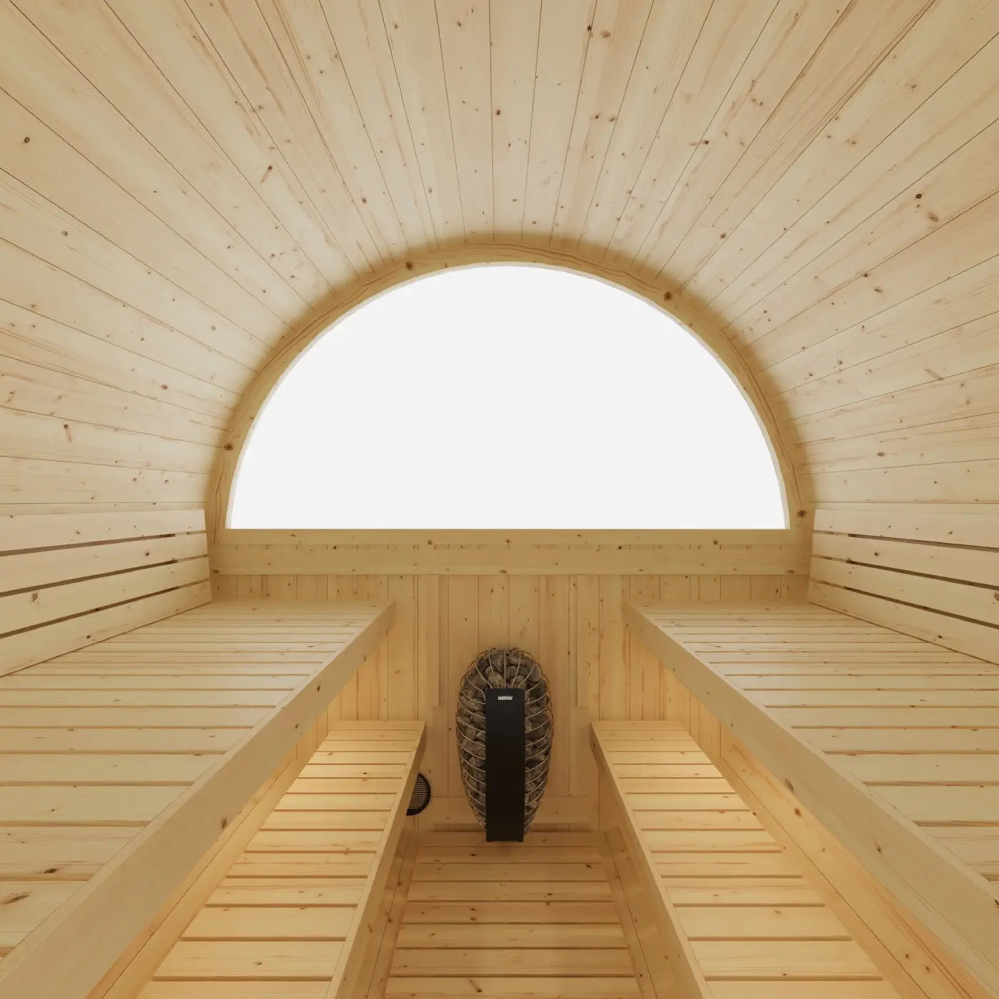 Tampere Finnish Barrel Sauna with WiFi Heater - Finnish Sauna Builders Natural,Walnut,Teak,Larch Finnish Barrel Saunas Tampere_4_Person_2_Tier_Finnish_Barrel_Sauna_with_Heater_07.webp