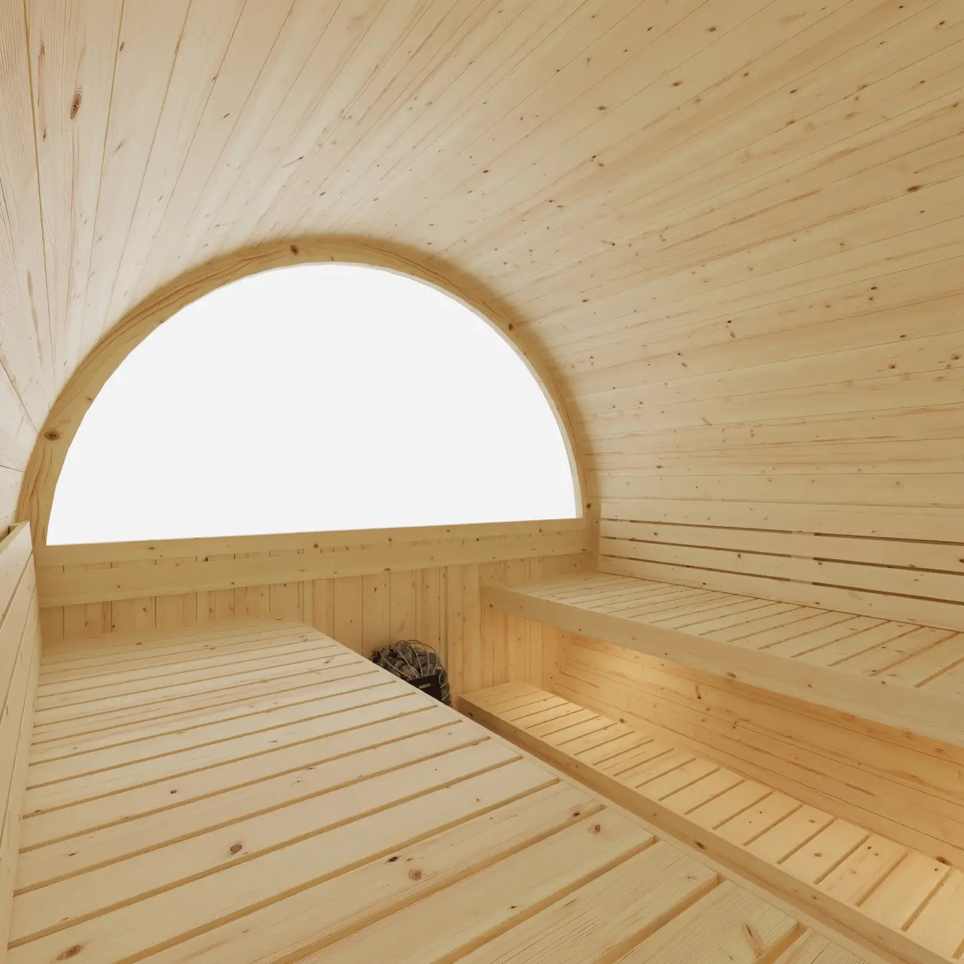 Tampere Finnish Barrel Sauna with WiFi Heater - Finnish Sauna Builders Natural,Walnut,Teak,Larch Finnish Barrel Saunas Tampere_4_Person_2_Tier_Finnish_Barrel_Sauna_with_Heater_09.webp