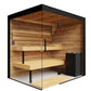 Thermasol Lumaria up to 4-5 People Pre-Assembled Indoor Sauna Medium / Left,Medium / Right,Large / Left,Large / Right ThermaSol ThermasolLumariaIndoorSauna01.webp