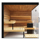 Thermasol Lumaria up to 4-5 People Pre-Assembled Indoor Sauna Medium / Left,Medium / Right,Large / Left,Large / Right ThermaSol ThermasolLumariaIndoorSauna04.webp