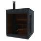 Thermasol Nordic Misty up to 4-5 People Fully Assembled Outdoor Sauna Small / Left / Virta Heater,Small / Left / Wood Burning,Small / Right / Virta Heater,Small / Right / Wood Burning,Medium / Left / Virta Heater,Medium / Left / Wood Burning,Medium / Righ