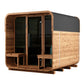 Thermory 6 Person Square Sauna No 40 DIY Kit with Terrace and Window