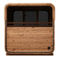 Thermory 6 Person Square Sauna No 40 DIY Kit with Terrace and Window