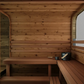 Thermory 6 Person Square Sauna No 40 DIY Kit with Terrace and Window