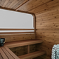 Thermory 6 Person Square Sauna No 40 DIY Kit with Terrace and Window