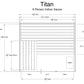 Almost Heaven Titan 6 Person Indoor Sauna Rustic Cedar,Fir Almost Heaven Sauna TitanLayoutDrawing.webp