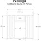 Almost Heaven Watoga 6x5 Classic Barrel Sauna (4-Person) Rustic Cedar,Onyx - Stained Southern Pine Almost Heaven Sauna WatogaLayoutDrawing_0e4d1828-ab51-43d0-a6aa-4c10db8b7f18.webp